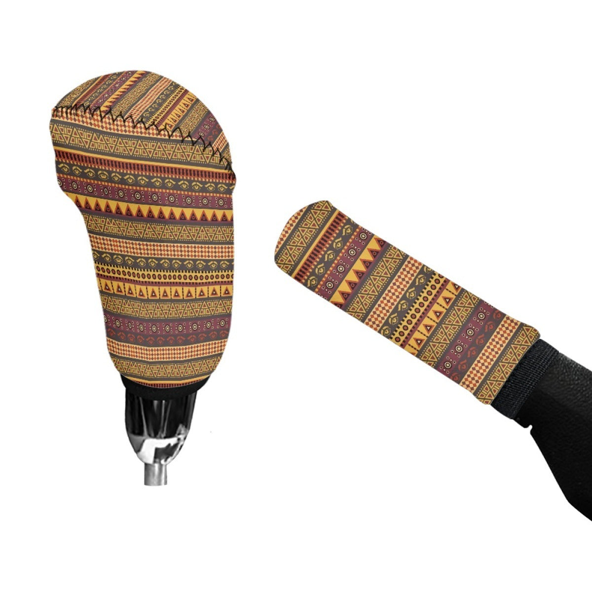 Wholesale Polyester Aztec Car Gear Lever Cover